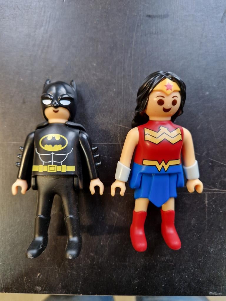 2x playmobil DC superhero., Ophalen of Verzenden, Zo goed als nieuw, Los playmobil