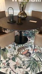 Metaform Orfis tafel rond eiken blad nieuw, Ophalen, 100 tot 150 cm, Rond, Nieuw