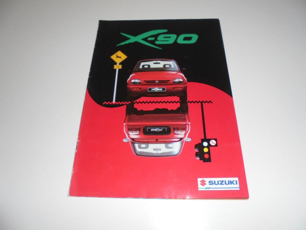 brochure Suzuki X-90  1996, Ophalen of Verzenden, Gelezen, Overige merken