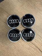Nieuwe Audi 61mm Zwart Naafkapjes Naafdoppen Wieldoppen, Ophalen of Verzenden, Nieuw