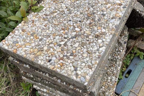 Grindtegels 40x60 cm, gratis af te halen, Tuin en Terras, Tegels en Klinkers, Gebruikt, Terrastegels, Grind, 5 tot 10 m², Ophalen