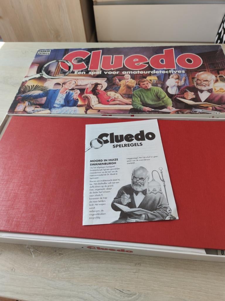Cluedo Bordspel - Een spel voor amateurdetectives, Postbus 3009, 3502 GA Utrecht, Parker, Gebruikt, Vijf spelers of meer