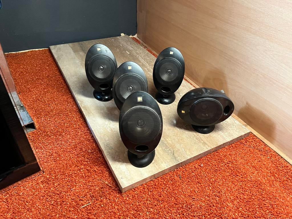 Surround set , subwoofer , beamer , elec scherm ., Ophalen of Verzenden, Gebruikt