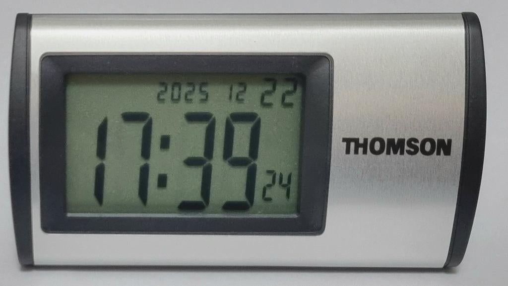 Compacte LCD reiswekker / kookwekker 12/24 uurs, Ophalen of Verzenden, Nieuw, Digitaal