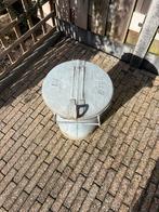 Zinken vuilnis emmer., Ophalen of Verzenden, Zo goed als nieuw