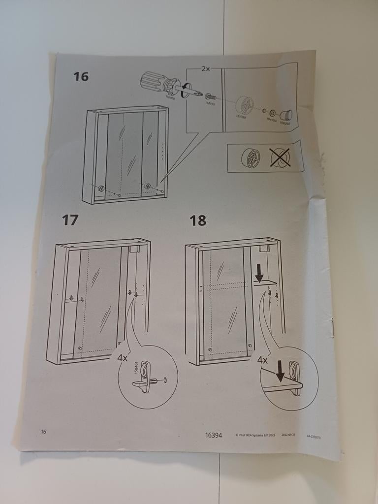 Badkamer kastje van ikea, Nieuw!, Ophalen, Nieuw, Clearstamp
