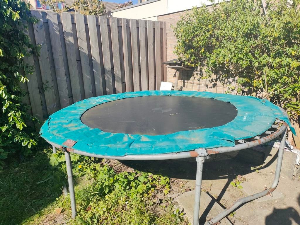 trampoline, Kinderen en Baby's, Speelgoed | Buiten | Trampolines, Gebruikt, Ophalen of Verzenden