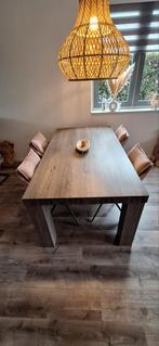 Eetkamertafel in nette staat, Ophalen, Zo goed als nieuw, Rechthoekig, 50 tot 100 cm