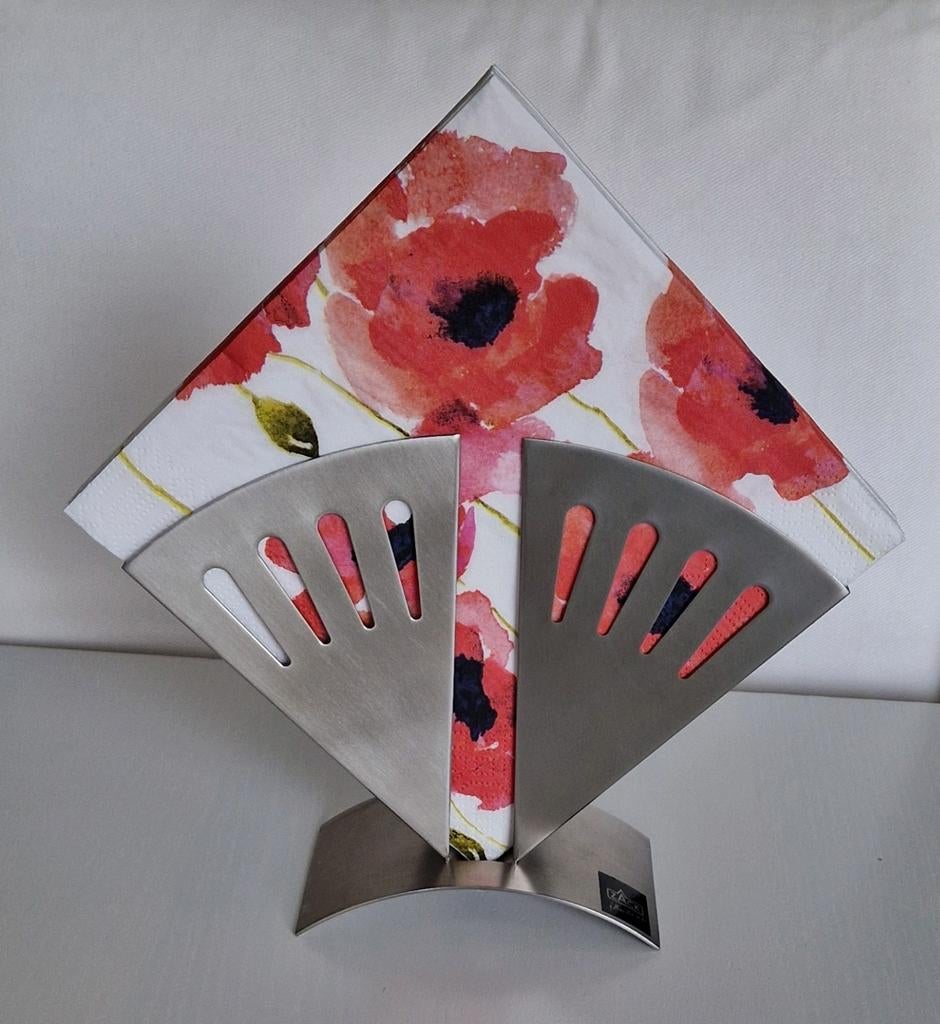 Zack rvs servethouder, Overige typen, Zilver, Ophalen of Verzenden, Zo goed als nieuw