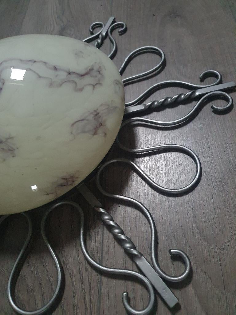 GAVE GEMARMERDE LAMP, Ophalen