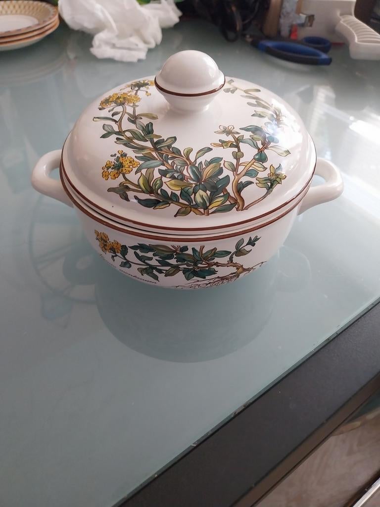 Botanica Kloten schaal met deksel, Antiek en Kunst, Ophalen of Verzenden