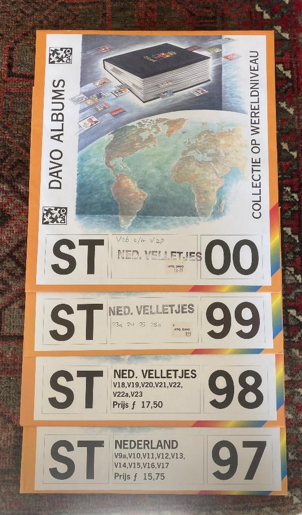 DAVO aanvullingsbladen Nederland nieuw, Ophalen of Verzenden, Overige typen