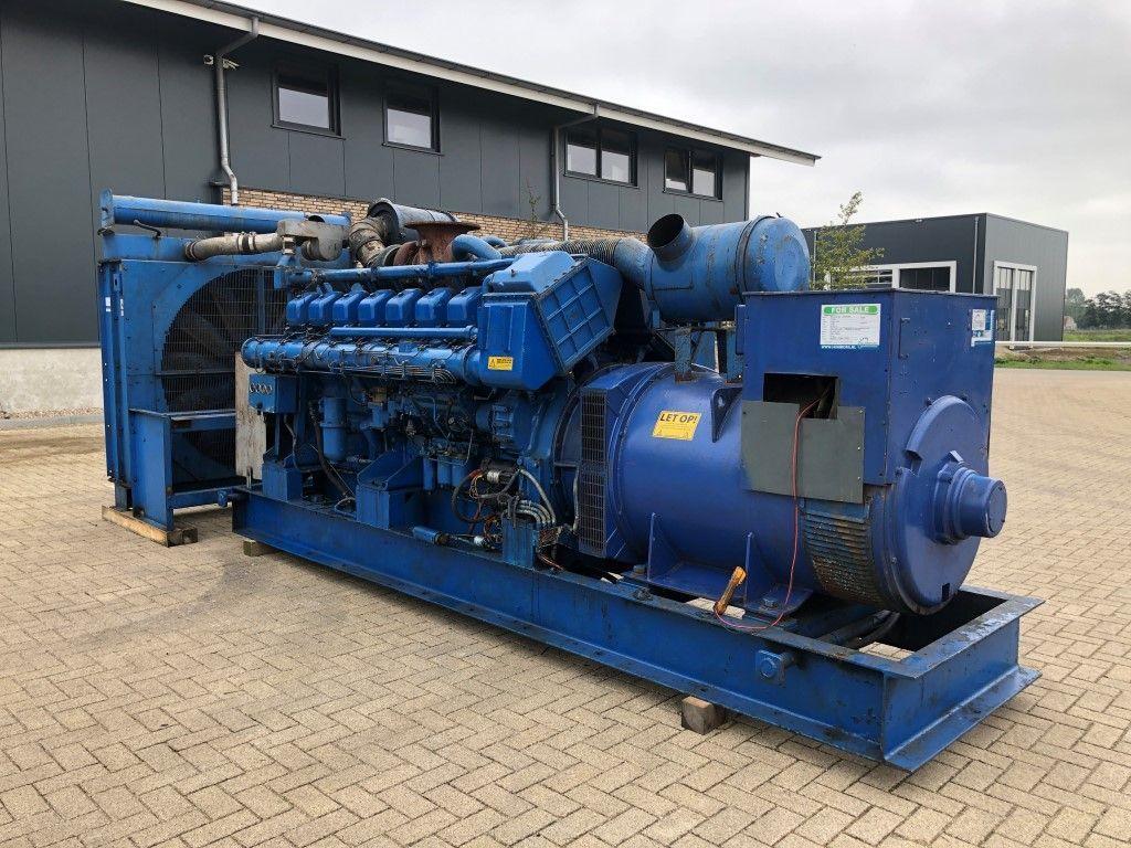 Mitsubishi S16N Stamford 1200 kVA generatorset, Zakelijke goederen, Machines en Bouw | Aggregaten, Ophalen of Verzenden