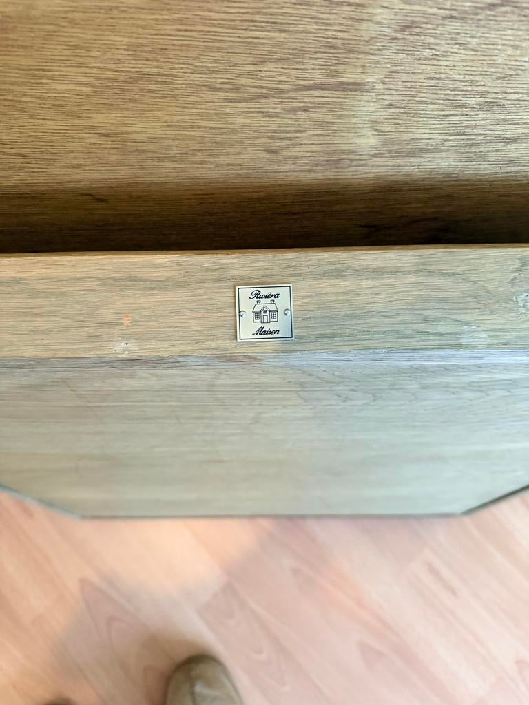 Riviera Maison Houten Dienblad 57x57 cm, Huis en Inrichting, Woonaccessoires | Dienbladen, Ophalen, Gebruikt, Vierkant, Hout