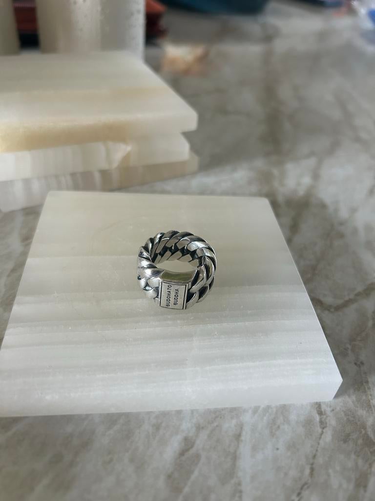 Buddha to Buddha ring maat 17, Sieraden, Tassen en Uiterlijk, Ringen, Gebruikt, Ophalen of Verzenden, Kleiner dan 17, Dame of Heer