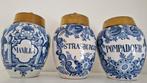 3 Delfstblauwe Tabakspotten, Antiek en Kunst, Ophalen
