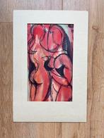 Naakten. Aquarel (niet gesigneerd), Ophalen of Verzenden