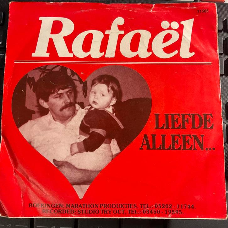 Rafaël - Liefde Alleen / Het Kagas Lied (Vinyl Single), Cd's en Dvd's, Vinyl Singles, Gebruikt, Single, Nederlandstalig, 7 inch
