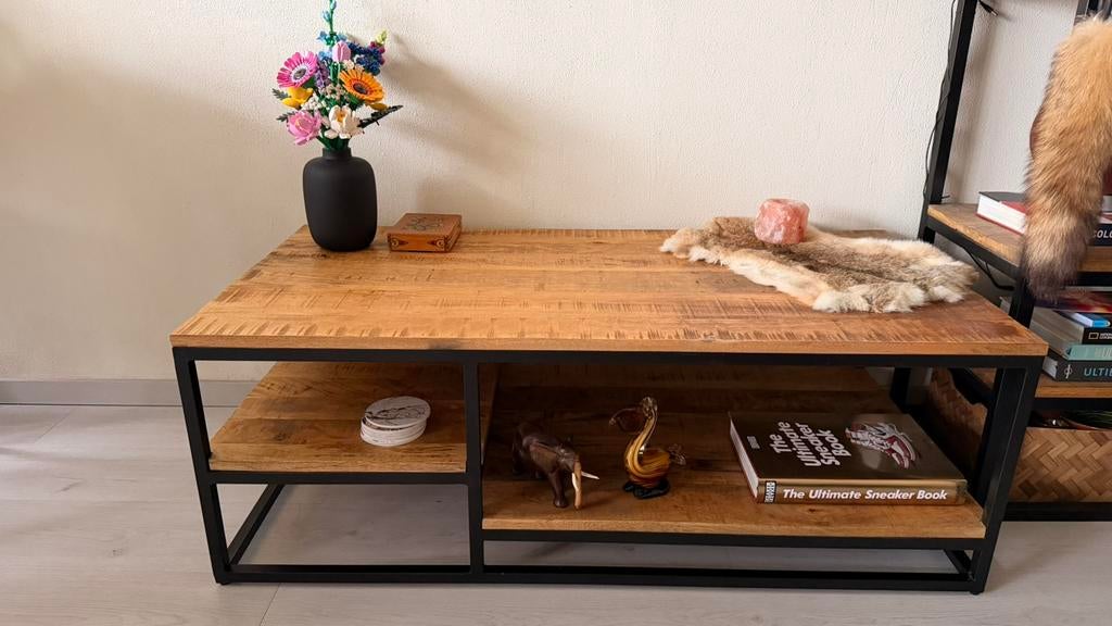 Salontafel, Huis en Inrichting, Tafels | Salontafels, 100 tot 150 cm, 50 tot 100 cm, Zo goed als nieuw, Minder dan 50 cm