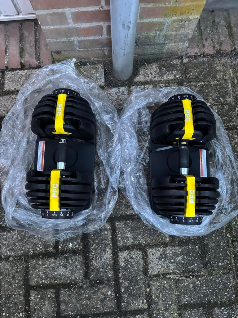NIEUW verstelbare dumbells tm 24kg, Sport en Fitness, Fitnessmaterialen, Ophalen, Nieuw, Dumbbell