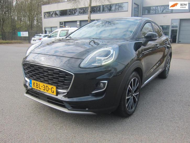 Ford PUMA 1.0 EcoBoost Hybrid Titanium DEALER ONDERHOUDEN EC, Auto's, Ford, Bedrijf, Te koop, Puma, ABS, Airbags, Airconditioning