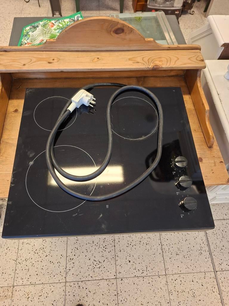 Kookplaat 4-pits elektrisch met knoppen, Witgoed en Apparatuur, Kookplaten, Gebruikt, 3 kookzones of minder, Ophalen of Verzenden