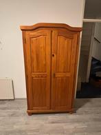 Massief houten kledingkast met leg- en hangruimte, Huis en Inrichting, Ophalen, Gebruikt, 50 tot 100 cm, 150 tot 200 cm