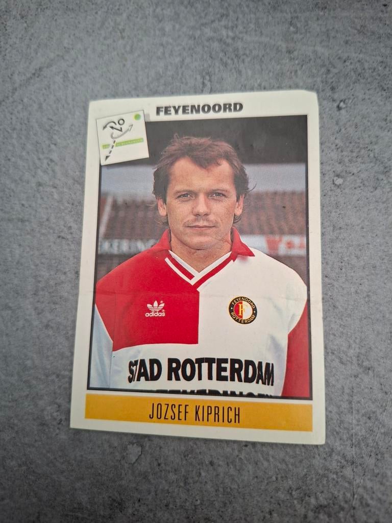 Panini sticker Voetbal 94. Speler Jozsef Kiprich Feyenoord., Verzenden, Gebruikt, Sticker