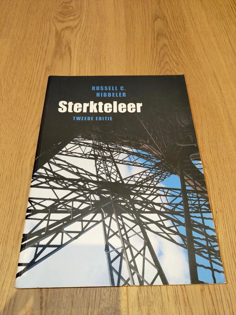 Sterkteleer tweede editie, Boeken, Ophalen of Verzenden, Zo goed als nieuw, Bouwkunde, Russell C. Hibbeler