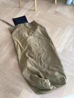 Grote legergroene plunjezak van katoen, Overige merken, 40 cm of meer, Gebruikt, Ophalen of Verzenden