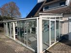 Overkapping serre glas 7,5x4 m deels al gedemonteerd, Tuin en Terras, Overkappingen, Ophalen, Gebruikt, Serre