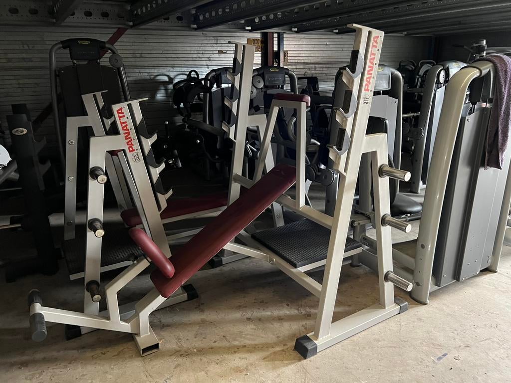 Panatta incline bench, Ophalen, Zo goed als nieuw, Fitnessbank