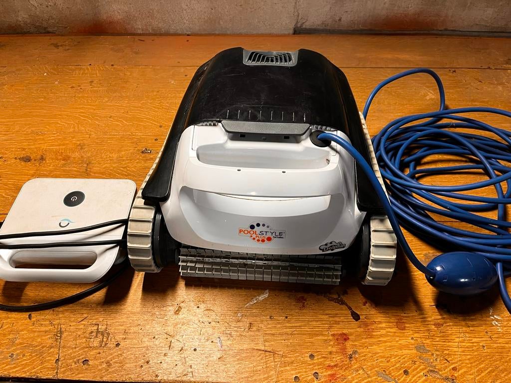 Dolphin Poolstyle Plus zwembadrobot – goed werkend, Ophalen, Gebruikt, Minder dan 80 cm, Minder dan 200 cm