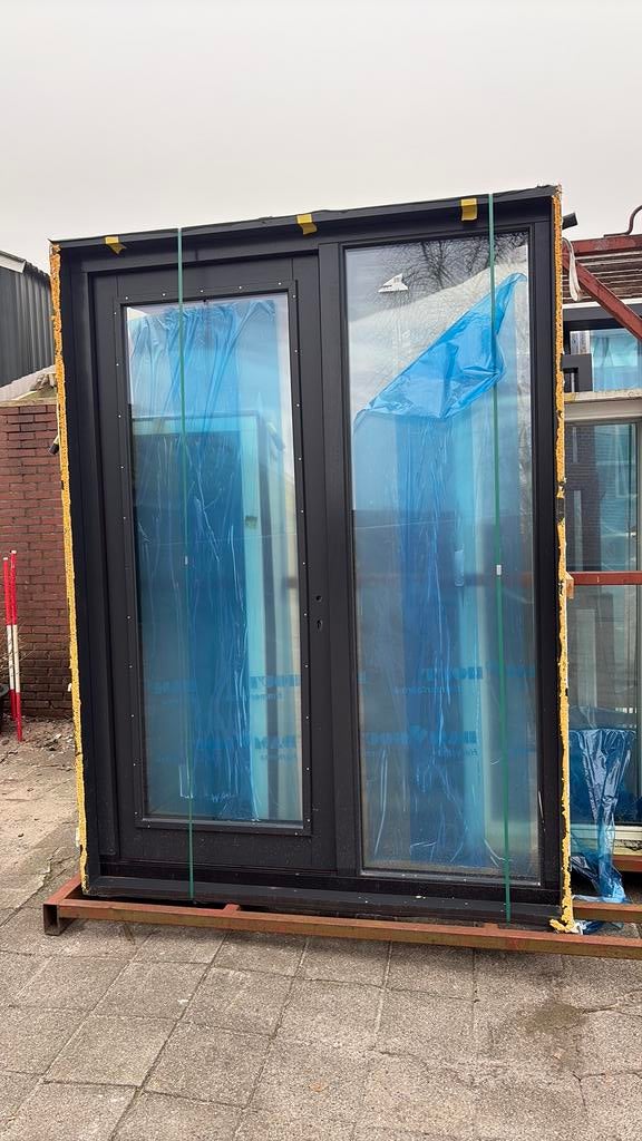 Voordeur met zijlicht, Doe-het-zelf en Verbouw, Deuren en Horren, Ophalen of Verzenden, Zo goed als nieuw