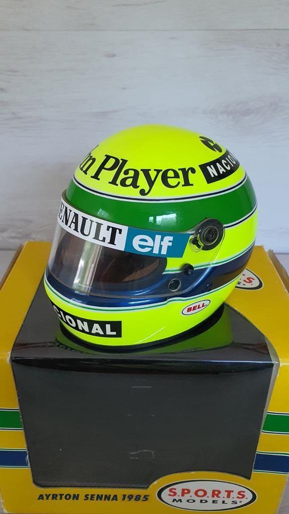 Sports models Ayrton Senna Lotus 1985 helm 1/2, Verzamelen, Automerken, Motoren en Formule 1, Ophalen of Verzenden, Nieuw, Formule 1