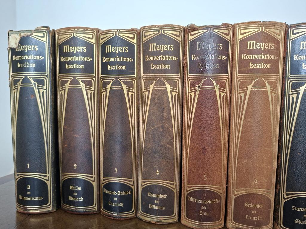 Meyers Grosses Konversations Lexikon - 24 delen, Boeken, Encyclopedieën, Ophalen, Gelezen, Algemeen, Complete serie