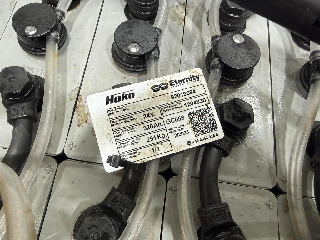 24V accu 320ah bouwjaar 2023 hako tennant etc, Ophalen of Verzenden, Zo goed als nieuw