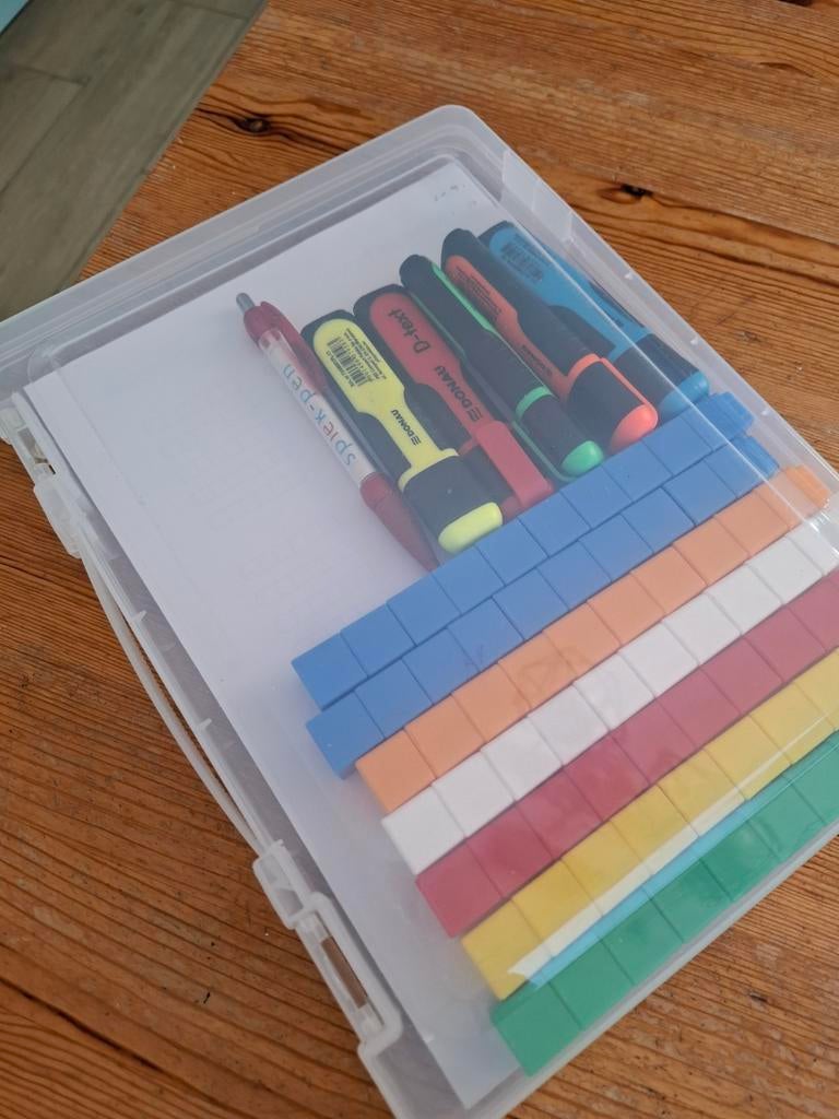 Taal in blokjes, Diversen, Schoolbenodigdheden, Verzenden, Zo goed als nieuw