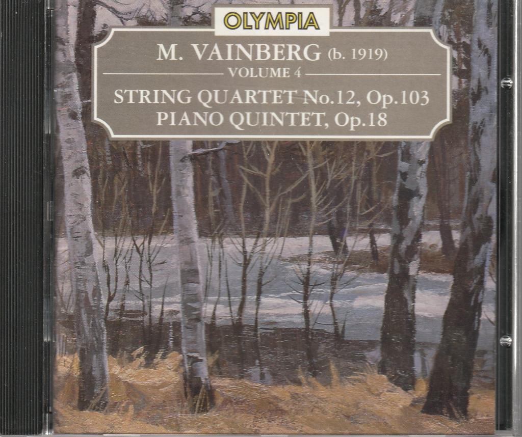 Vainberg, pianokwintet en strijkkwartet, Ophalen of Verzenden, Modernisme tot heden, Gebruikt, Kamermuziek