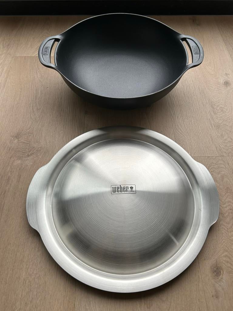 Weber wok set voor op de barbecue, Ophalen, Nieuw