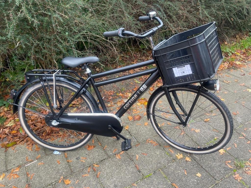 Prachtig cortina U4 transport jongens fiets te koop, 26 inch of meer, Terugtraprem, Cortina U4 transportfiets, Versnellingen
