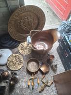 mooie partij vintage messing en koperen spullen, Ophalen