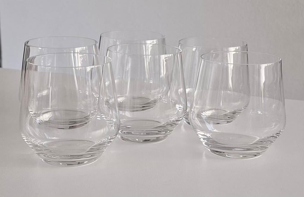 8 WHISKY/WATER GLAZEN KRISTAL VILLEROY & BOCH, Verzamelen, Ophalen, Zo goed als nieuw, Overige typen