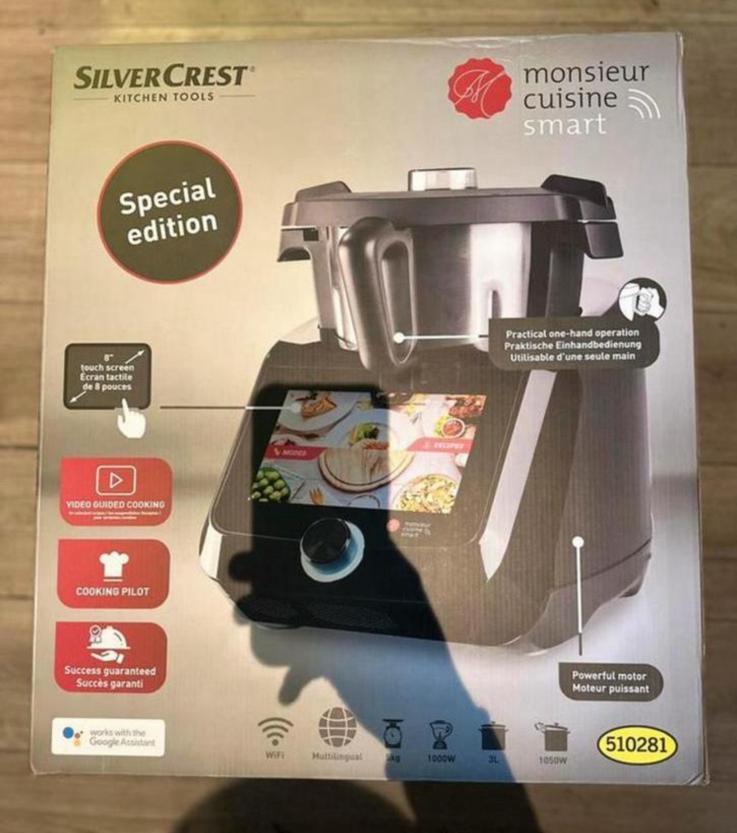 Geseald Monsieur Cuisine Smart Special Edition, 4 liter of meer, Ophalen of Verzenden, Nieuw, 3 snelheden of meer