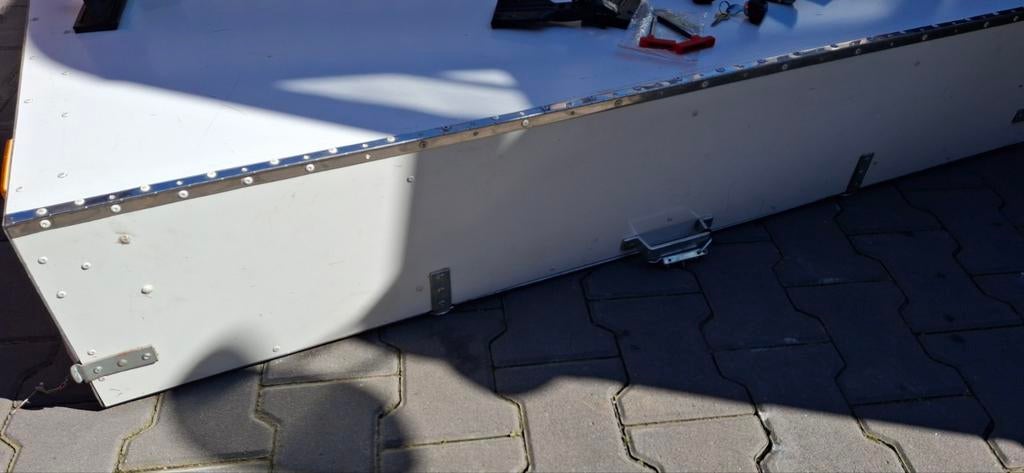 Dakdragers VW Transporter 4 met zelfgemaakte dakkoffer, Auto diversen, Dakkoffers, Ophalen of Verzenden, Gebruikt