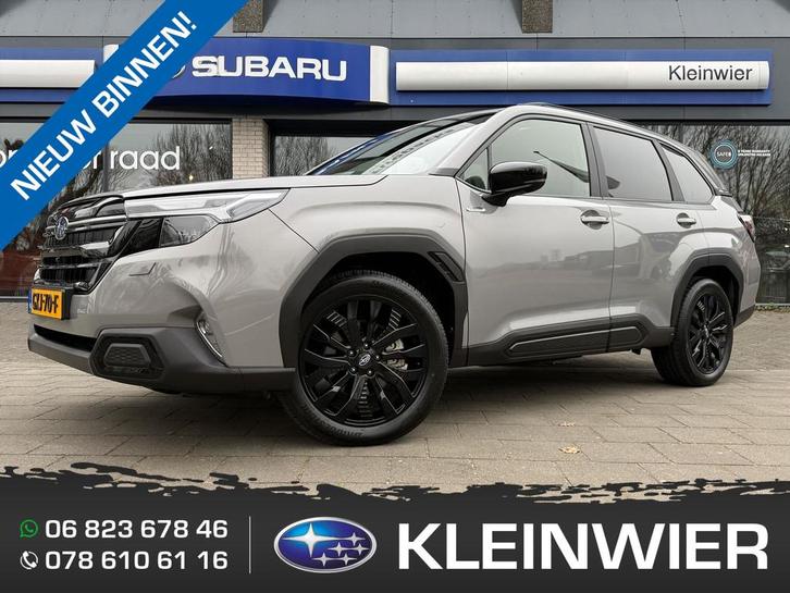 Subaru Forester 2.0i e-BOXER 150pk CVT Premium-Black | Groot, Auto's, Subaru, Bedrijf, Te koop, Forester, 4x4, ABS, Adaptive Cruise Control
