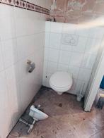 Sphinx toilet pot fonteintje inbouwreservoir en garnituur, Ophalen, Gebruikt, Steen, Toilet