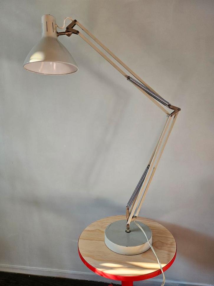 Hala Terry 2, H.Th. Busquet., Huis en Inrichting, Lampen | Tafellampen, Gebruikt, 75 cm of meer, Metaal, Overige materialen, Ophalen