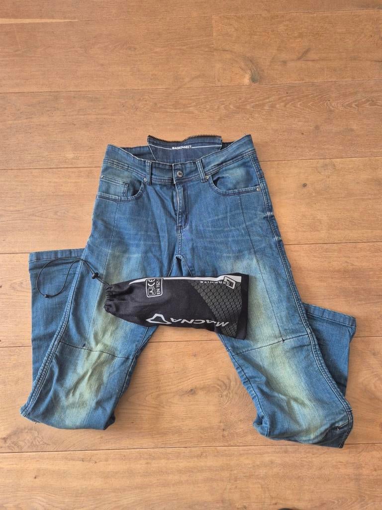 Macna motor spijkerbroek maat 30, Ophalen of Verzenden, Tweedehands, Broek | textiel