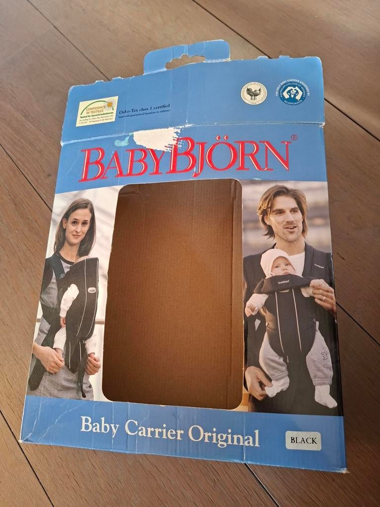 BabyBjörn Draagzak Original - Zwart, Kinderen en Baby's, Babydragers en Draagdoeken, Gebruikt, Ophalen of Verzenden, Buik, Baby Björn